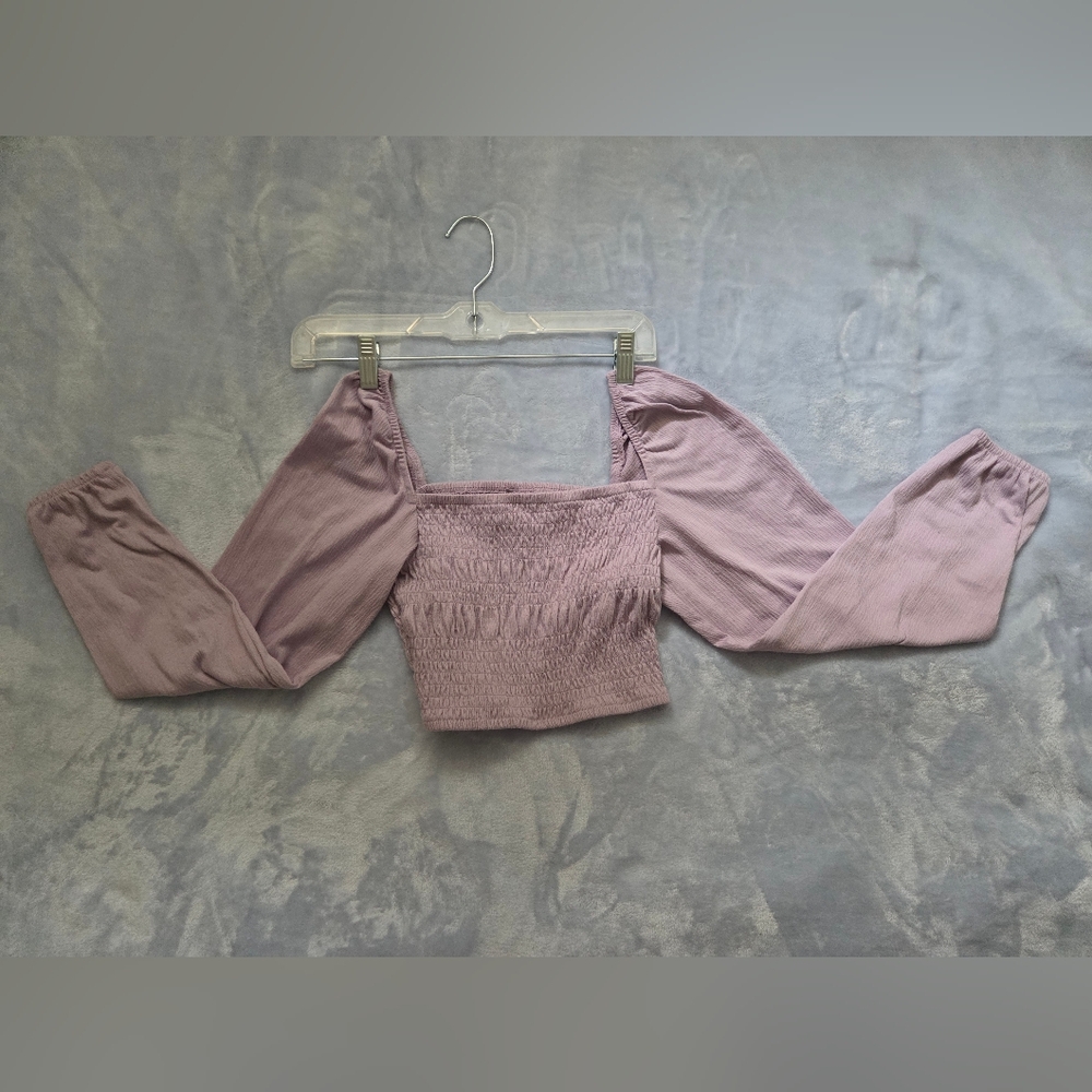 Lavender Off-Shoulder Top